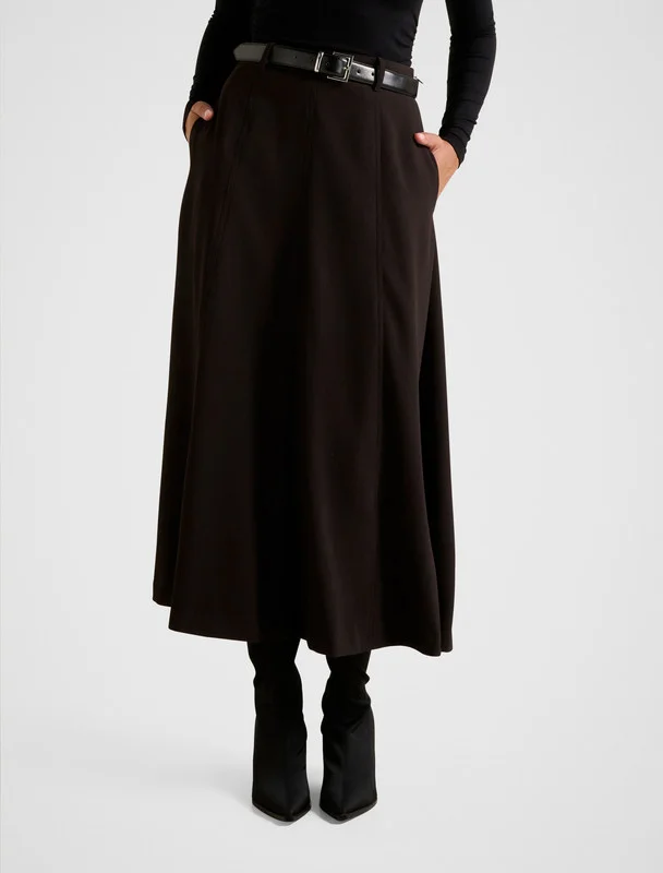 forever new  Sk5761-Black Women's Skirt for Women | Best Price UAE
